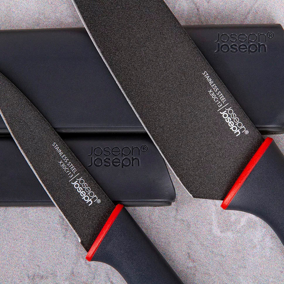 Набор из 2 ножей в чехлах со встроенной ножеточкой Slice&Sharpen 3,5' и 6', Joseph Joseph