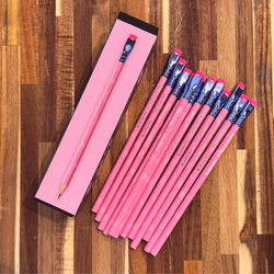Набор карандашей FIRM Blackwing x Moleskine LE SAKURA (EWBKWSU01F12SET) розовые, 12 шт. в футляре