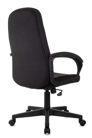 Кресло руководителя Бюрократ CH 002 Fabric черный 3C11 крестов. пластик