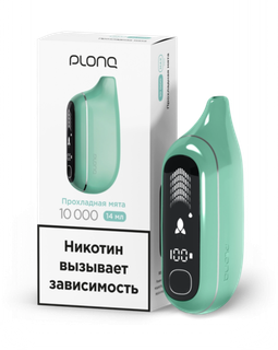 Одноразовый Pod Plonq MAX PRO - Прохладная Мята (10000 затяжек)