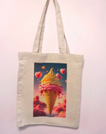 Сумка-шопер женская "Мороженое"