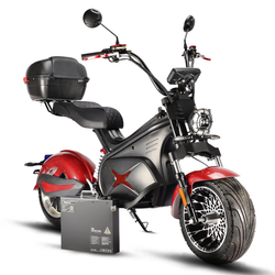 Электроскутер CityCoco WHITE SIBERIA BLACK SEA (RED) 5000W