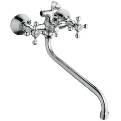 Смеситель Ligeya для душа двуручный универс. с круглым изливом и переключателем, S22-065