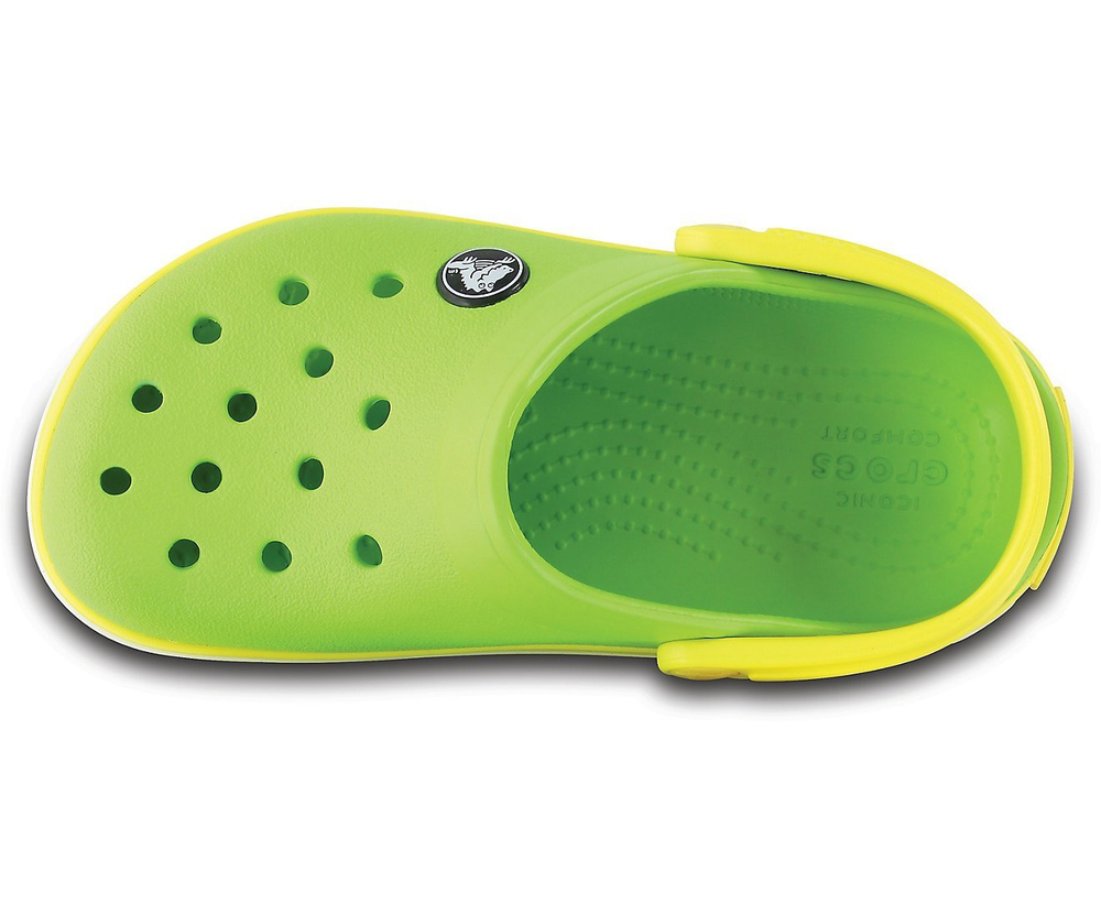 Детские сабо Crocs Crocband Volt Green Lemon