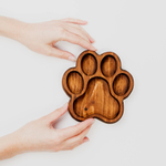 Деревянная менажница "Лапа" из кедра