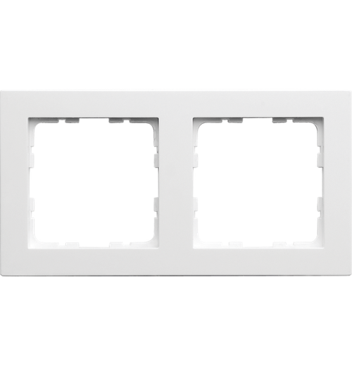 Рамка G-Classic 2-постовая, цвет белый глянцевый