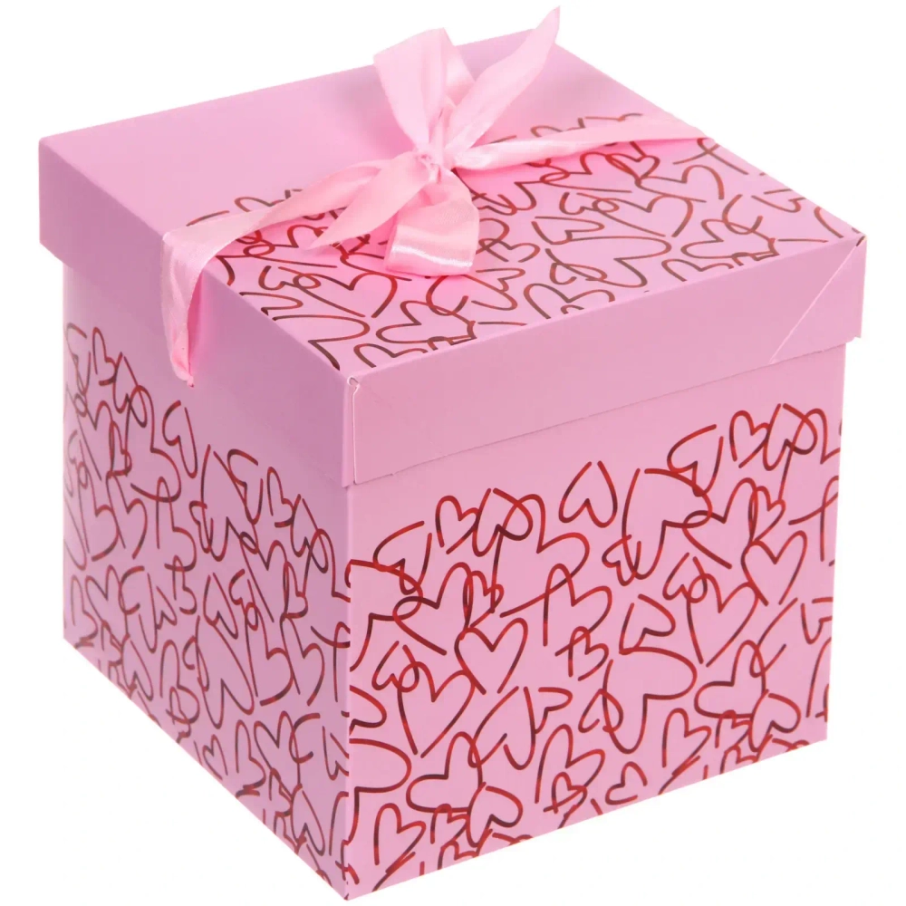 Коробка подарочная «Нежность» 15*15*15 см, микс