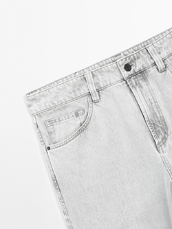 Massimo Dutti Джинсы свободного кроя, антрацитово-серый