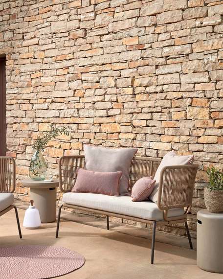 Диван Nadin бежевый