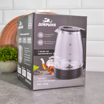 Чайник электрический 1,8л "Добрыня DO-1254В" 1800Вт стекло, бежевый