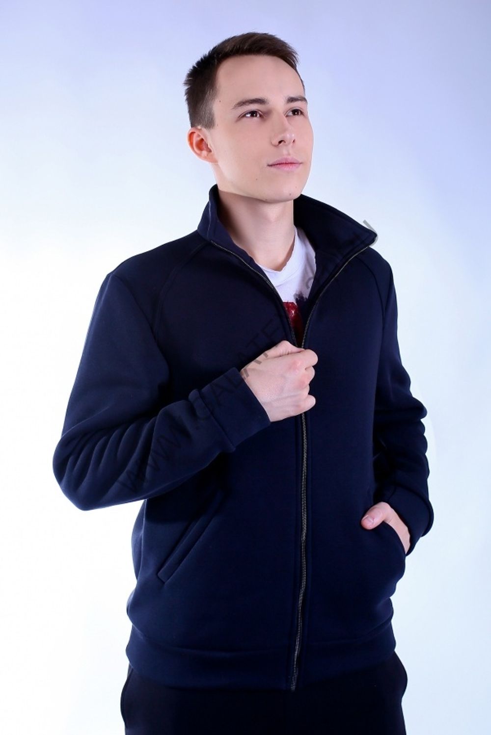 С-1554-1 Толстовка без капюшона / с начёсом