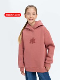 Худи "Пепельная роза" с принтом утепленное 7+