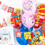 Шар (12''/30 см) Щенячий Патруль, Поздравляем!, Ассорти, пастель, 4 ст, 25 шт.