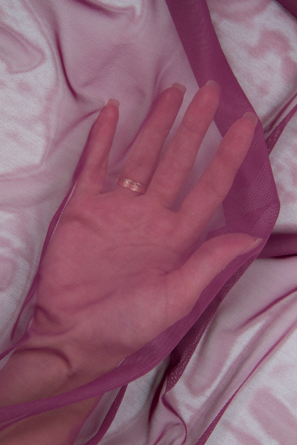 Сетка эластичная брусника отрезом 75х50 см (Турция)