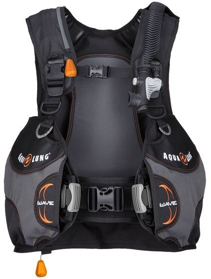 Жилет-компенсатор Aqua Lung Wave Black⁄Charcoal⁄Orange