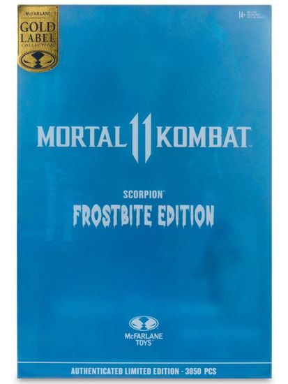 Фигурка Mortal Kombat Scorpion MK11 Frostbite Gold Label 18см 10999