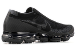 Кроссовки Nike Vapormax Se Laceless Cdg Triple Black