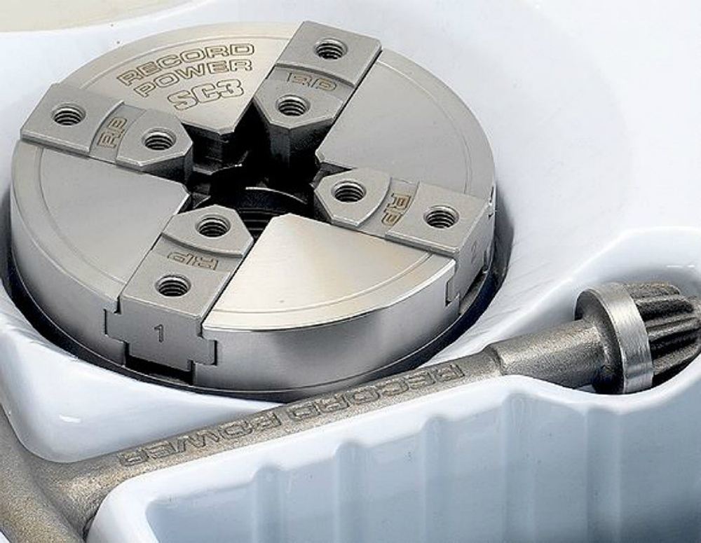 Токарный патрон 88 мм с кулачками и планшайбой 76.2 мм Record Power SC3 M33
