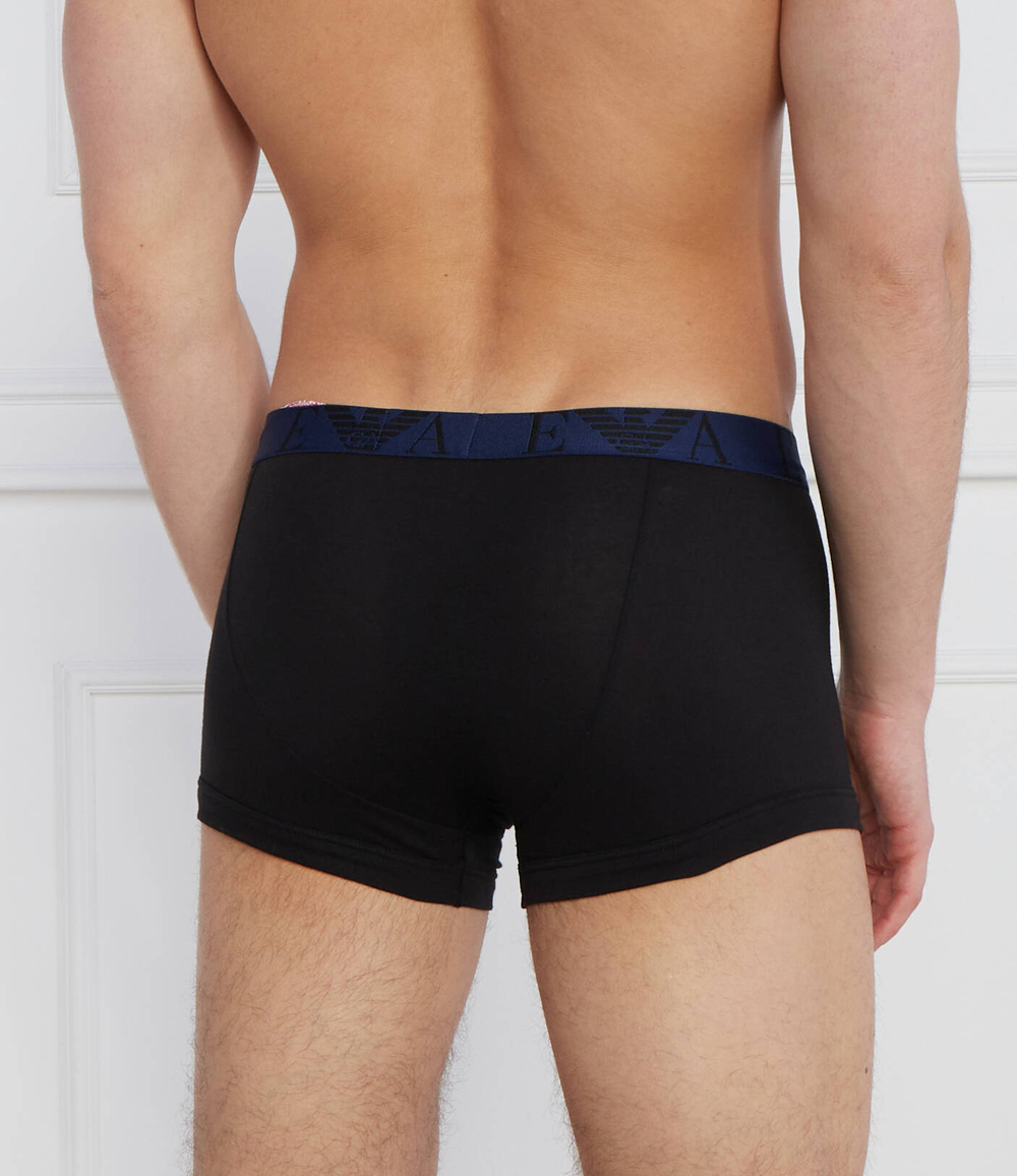 Трусики-боксеры 3шт. Emporio Armani - черный(111357 3F715)