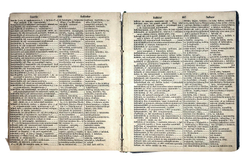 Словарь. Dictionnaires. Paralleles des langues russe, francaise, allemande et anglaise. 1869г.