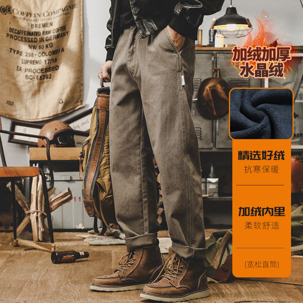 Брюки хлопковые для мужчин JerRenault американские ретро осенний сезон