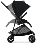 Коляска Cybex Melio Carbon 2 в 1 Magic Black с дождевиками