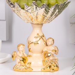 Фруктовница-конфетница Мерси Айвори