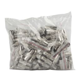 Переходник ЭРА гнездо F-гнездо TV упаковка 100 шт. | Разъёмы, переходники, ТВ делители