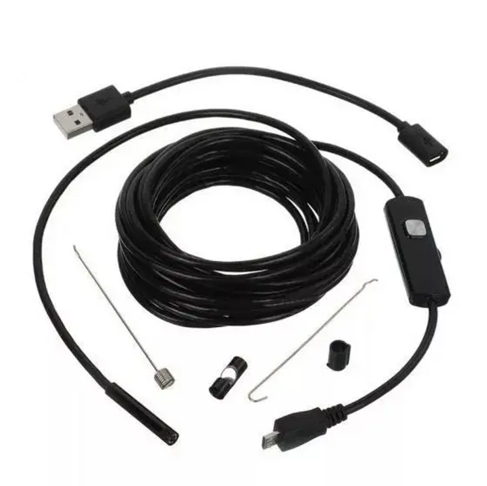 Профессиональный гибкий эндоскоп AN 98 HD camera USB Type A / micro USB 2м, Android/PC требуется OTG+UVC