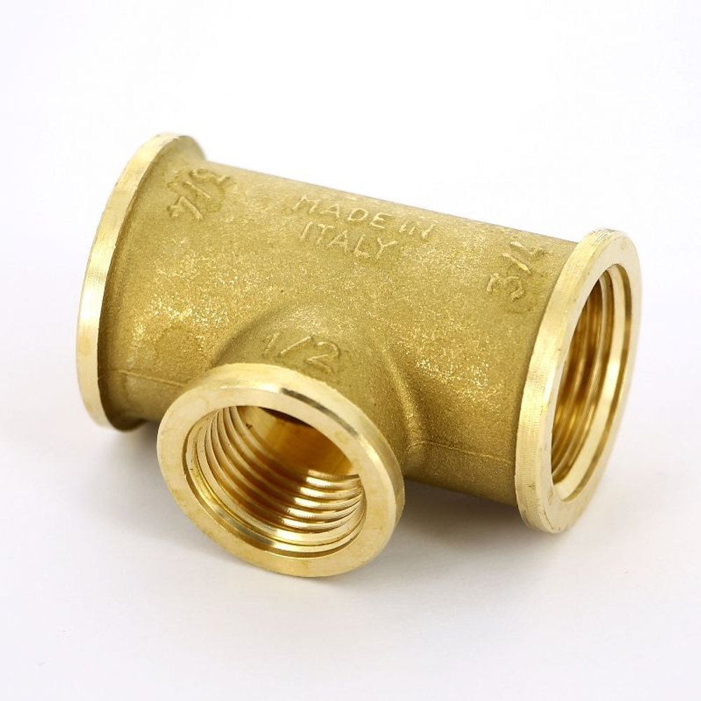 Тройник внутренняя резьба TIEMME 3/4* x 1/2* x 3/4*