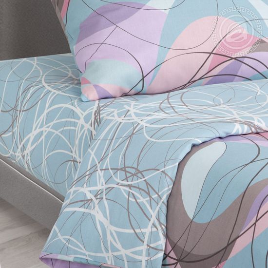 Полуторный комплект постельного белья Вальс бязь Премиум наволочки 70x70 см