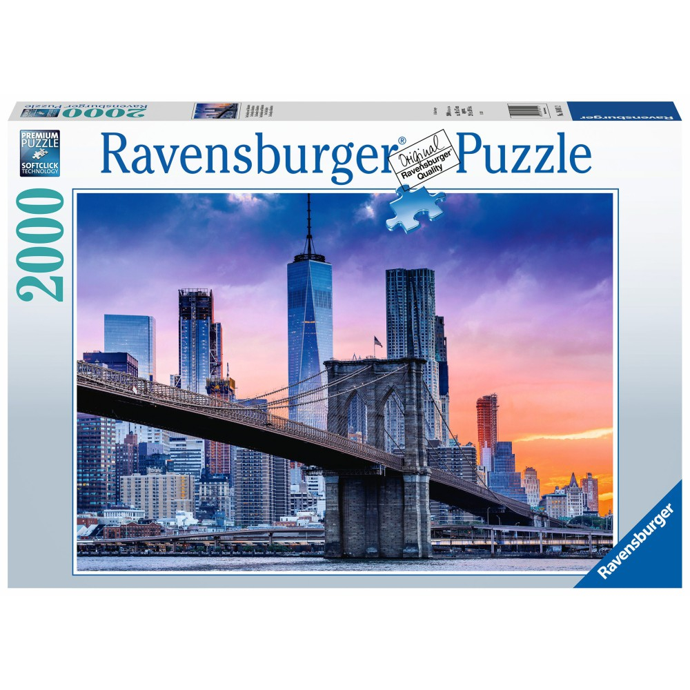 Пазл Ravensburger 160112 Панорама Нью-Йорка 2000 элементов 160112 — фото 1