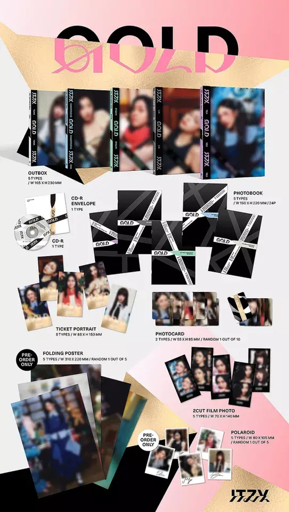 ITZY - GOLD [Digipack ver.]