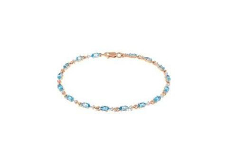 Браслет из золота с топазами