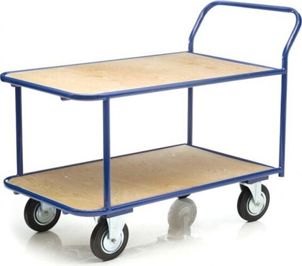 Тележка платформенная СТЕЛЛА-ТЕХНИК КП-2-200 2-х ярусная, 700х1200мм КП-2-200-И