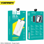 Портативный аккумулятор DENMEN DP41 20000 mAh (черный)