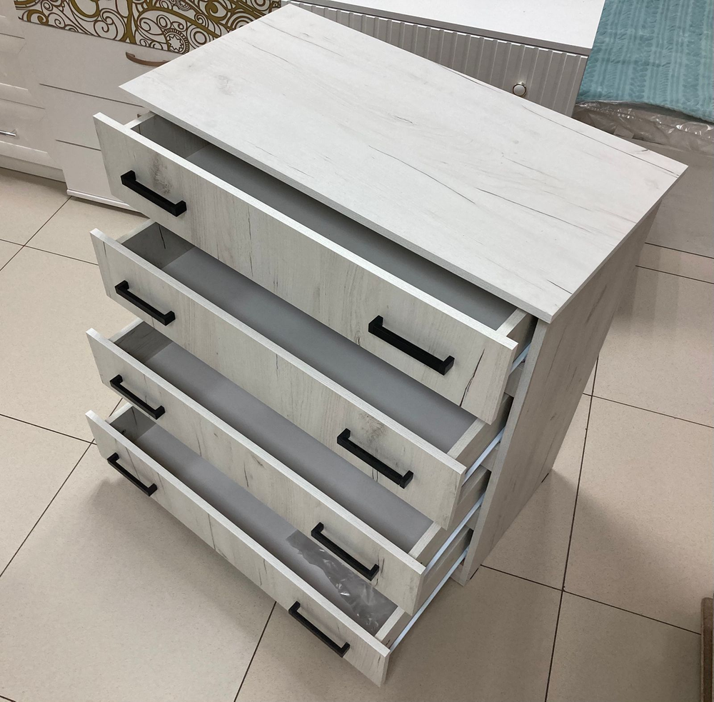 Комод Стандарт 6 дуб крафт белый