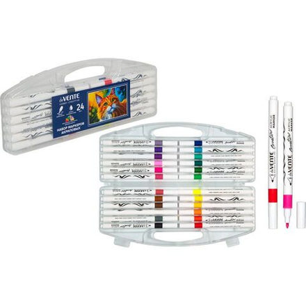 Набор маркеров акриловых  24цв. пулевидн."deVENTE. HOBBY CREATIVE. Classic&Pastel", ширина линии 2мм