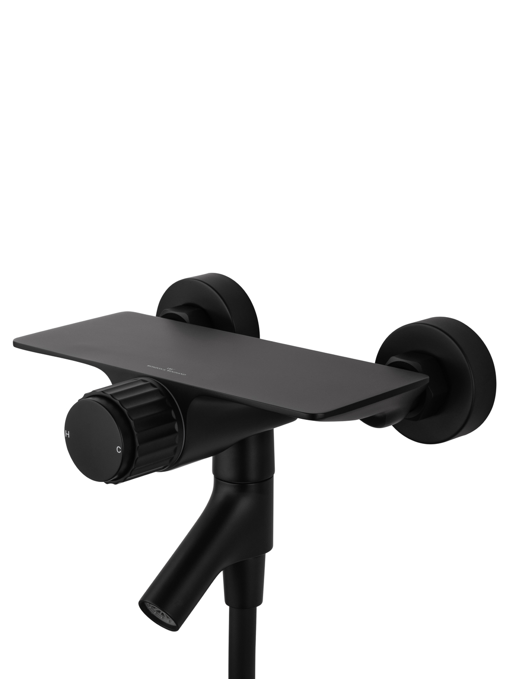 Смеситель для ванны с душем WONZON & WOGHAND CLICK, Черный матовый (WW-FE05L221-MB)