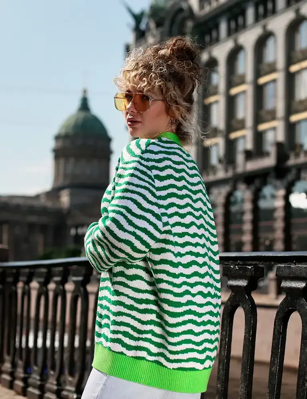 Кардиган с пуговицами