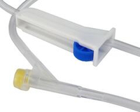 Система инфузионная для переливания растворов с Y портом Luer Lock, двумя иглами 0,6 ⨯ 19 мм (23G) + 0,8 ⨯ 40 мм (21G) и пластиковым шипом SFM 50 шт