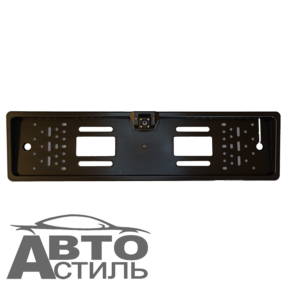 Рамка под номер пластик Черная с Камерой заднего вида NG 944011 шт