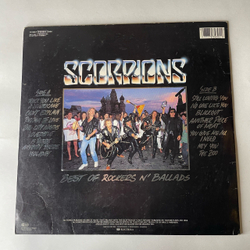 Винтажная виниловая пластинка LP Scorpions, Best Of Rockers N Ballads (Германия 1989)