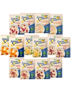 Овсяная Кашка Минутка в ассортименте 37 г х 14 шт