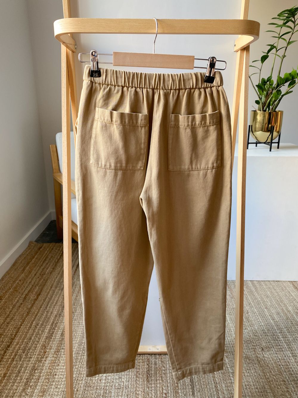 Хлопковые брюки Zara, 152