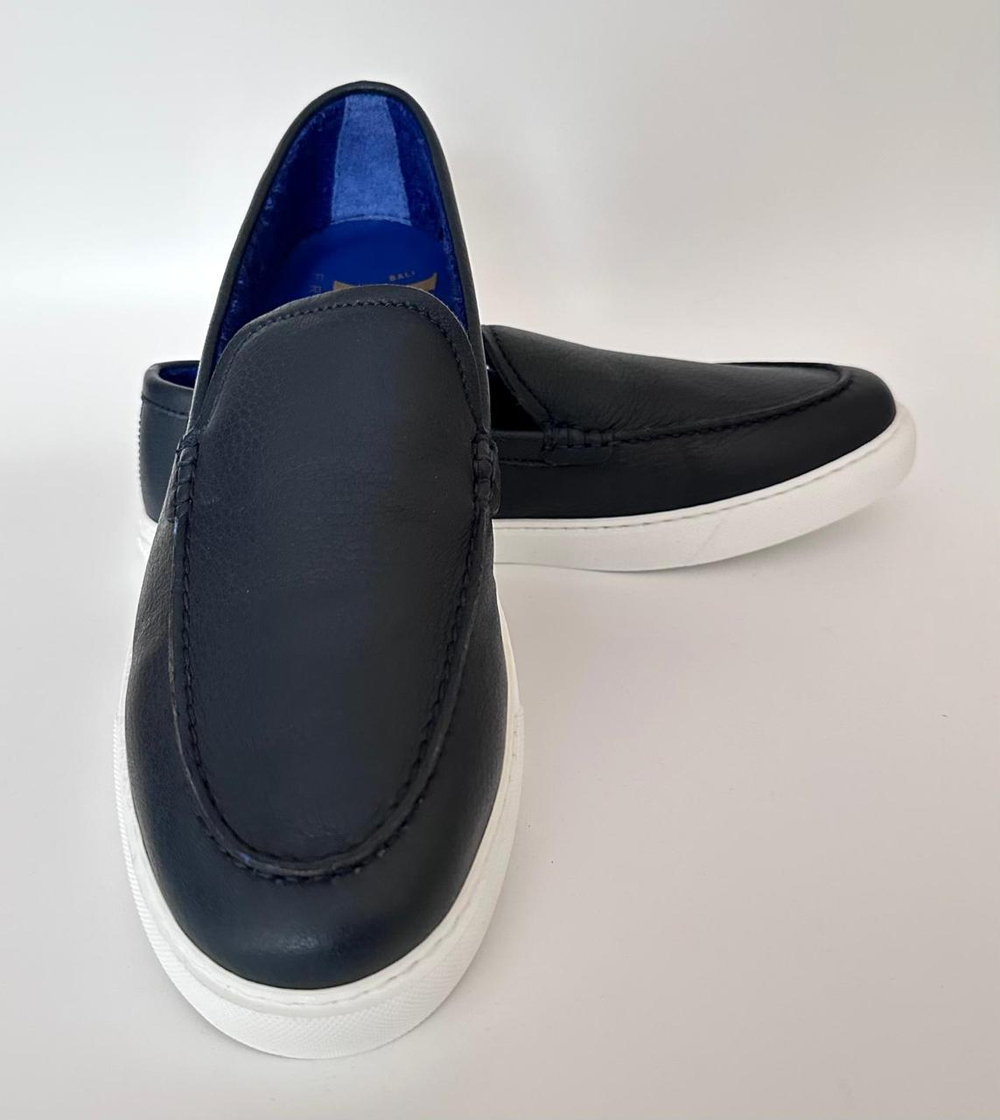 Лоферы мужские Fratelli Rossetti кожаные синие