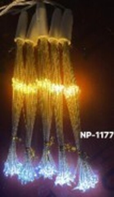Гирлянда "салют" белый с желтым  400Led NP-1177