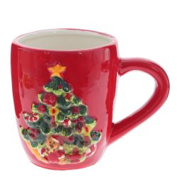 GAEM Кружка "Елка", 400 мл, L13 W9 H10 см