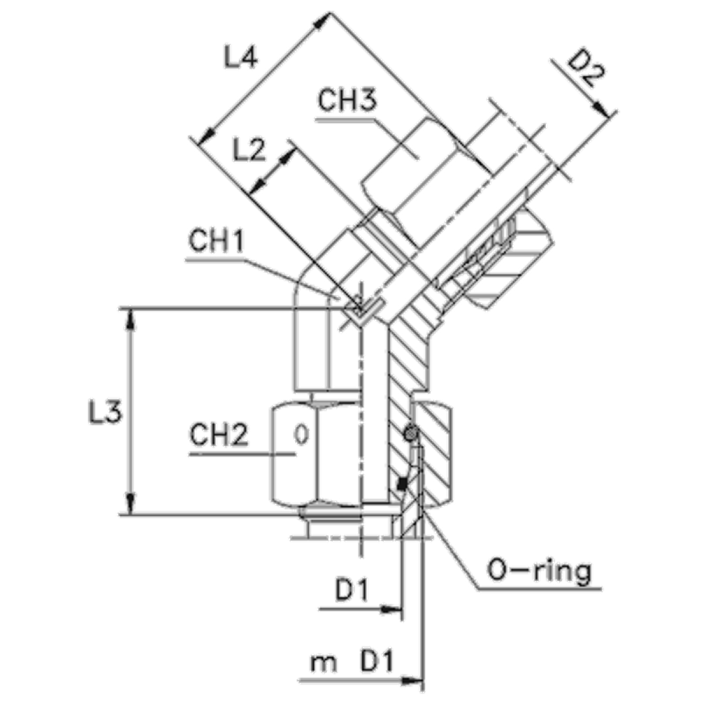 Соединение PN45 DS10 М18х1.5 (в сборе)