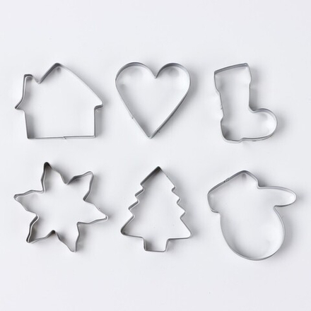 Формы для выпечки «Новогодний уют», 6 шт.